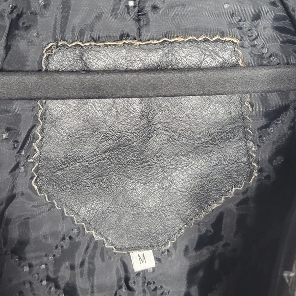 Vintage Jeff Hamilton Disney Mickey Mouse World Champs Leather Bomber Jacket - Picture 5 of 8